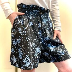 Who What Wear High Rise Bermuda Linen Blend Shorts Size 12